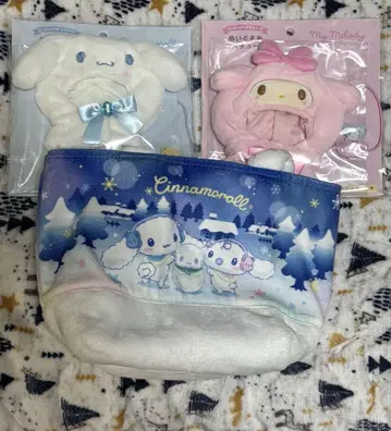 산리오  의류 미니 토트백