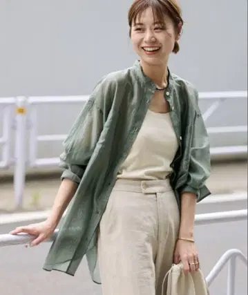 새상품급 저널 스탠다드 relume 재입고 시어 셔츠 올리브