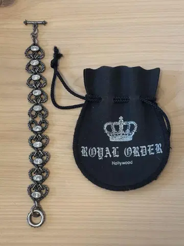 ROYAL ORDER 실버 체인 팔찌