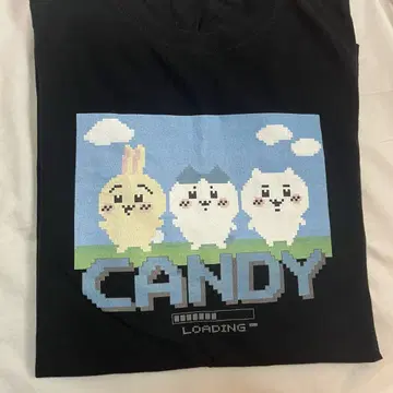 치이카와 Candy stripper 캔디스트리퍼 티셔츠