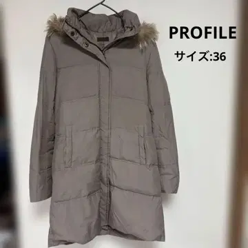 [ 새상품급 ] PROFILE 그레이 롱 다운 자켓 사이즈 36