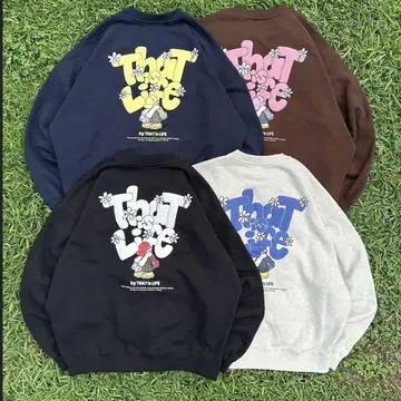 That's Life 로고 맨투맨 LOGO SWEAT 가을 옷 트레이닝복