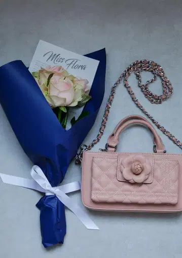 Riu Rose 폰 가방 핑크 R 쨩