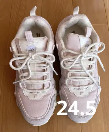 FILA 오크몬트TR S 통굽 스니커즈 핑크 24.5