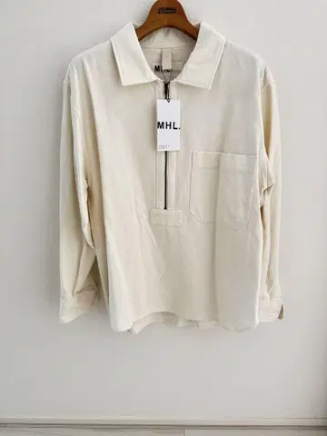 MHL 하프 지퍼 셔츠