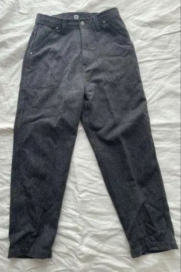 Kato' PANTS 그레이 슬랙스 울 원단