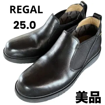 [ 새상품급 ] REGAL 로메오 부츠 60JR 고어텍스 천연 가죽 블랙