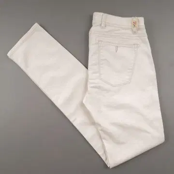 BARMAS Made in Italy 31 아이보리 데님 슬림 팬츠