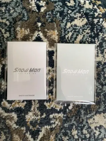 Snow Man 1st 팝업 와타나베 쇼타 포토 카드 팩 AB