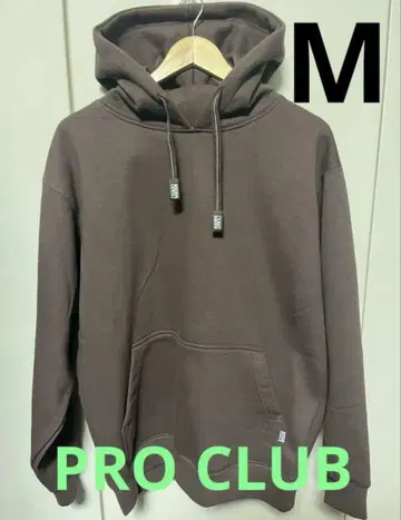 PROCLUB 헤비 웨이트 풀오버 후디 브라운 M USA 규격