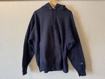 Champion Reverse Weave 후드티 L 네이비