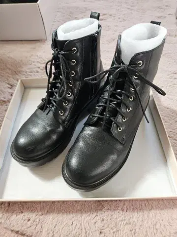 가죽 부츠 M 사이즈