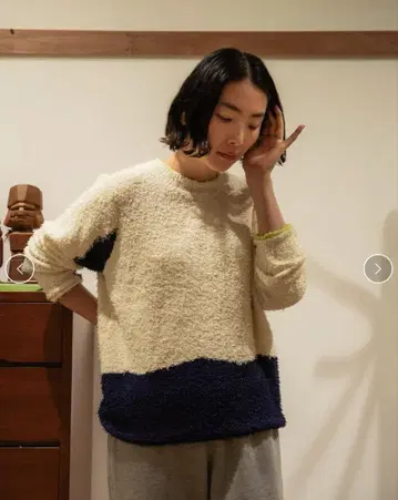 PAMM 하이 칼라 니트 F 바다의 코우
