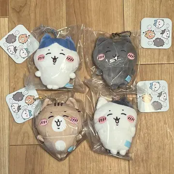 치이카와 (먼작귀) 하치와레와 기분 좋은 동료들 마스코트 4개 세트