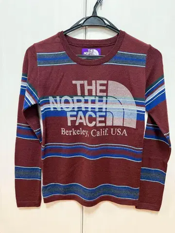 THE NORTH FACE 스트라이프 긴팔 스웨터 S