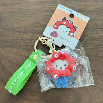 산리오 미야쿠미야쿠 변신 입체 마스코트 컬러 키링 포차코