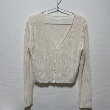 natural couture 아이보리 V넥 가디건