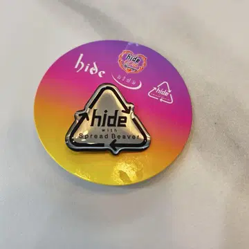 hide 캡슐 핀즈 3rd 로고