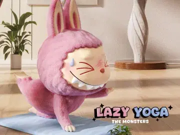 THE MONSTERS Lazy Yoga LABUBU 피규어
