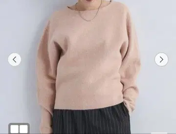 FOX 블렌드 형태 돌먼 풀오버 니트