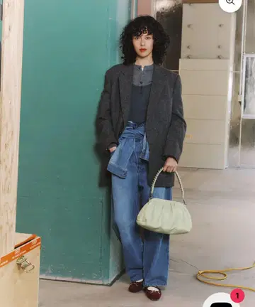 LENK 신상 백 민트 미사용 새상품