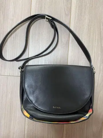 Paul Smith 가죽 숄더백 블랙