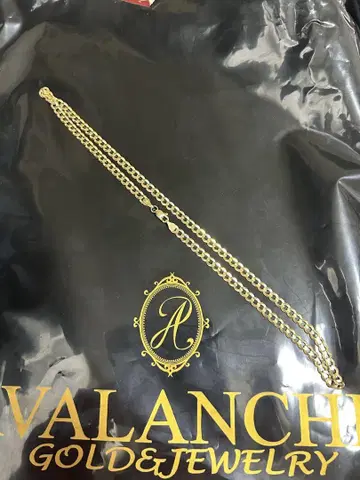 AVALANCHE 10K 쿠바 목걸이 2.5mm 46cm