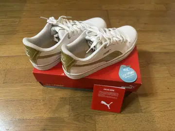 PUMA COURT POINT BG 24.5cm 화이트/골드 푸마