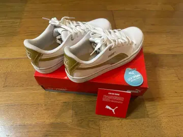 PUMA COURT POINT BG 24.5cm 화이트/골드 푸마