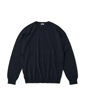 캐시&바르바 울 캐시미어 150 크루넥, Black