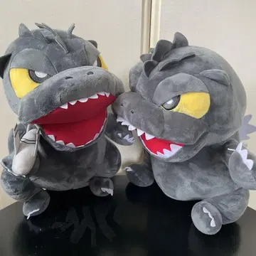 고질라 봉제 인형 세트
