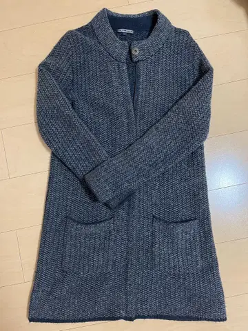 타미힐피거 롱 니트 코트