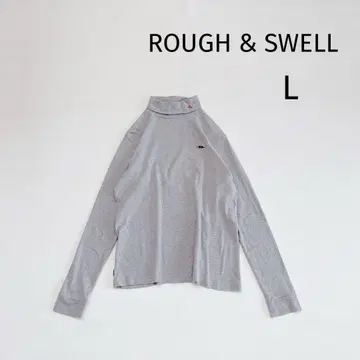 ROUGH & SWELL 라프앤스웰 긴팔 터틀넥 L 그레이