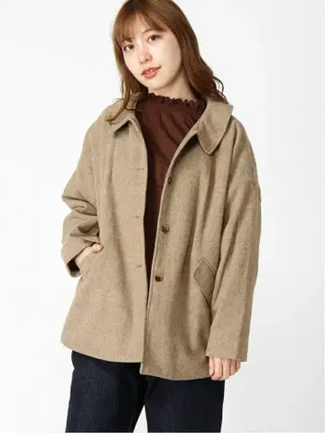 플라노 숏코트 Samansa Mos2 자켓 모카