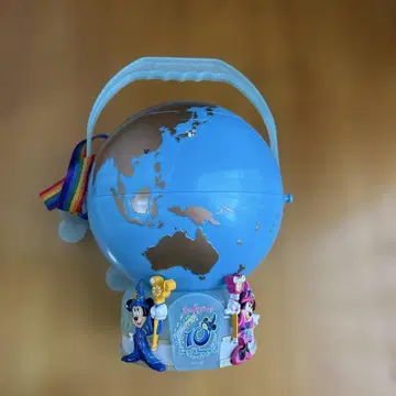 도쿄 디즈니 씨 10주년 지구본형 팝콘 바게트