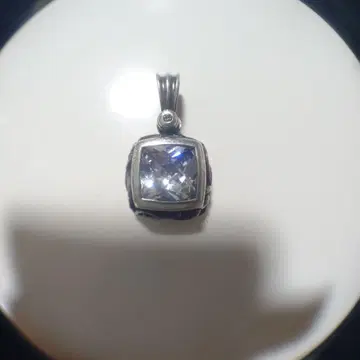 925 실버 크리스탈 펜던트