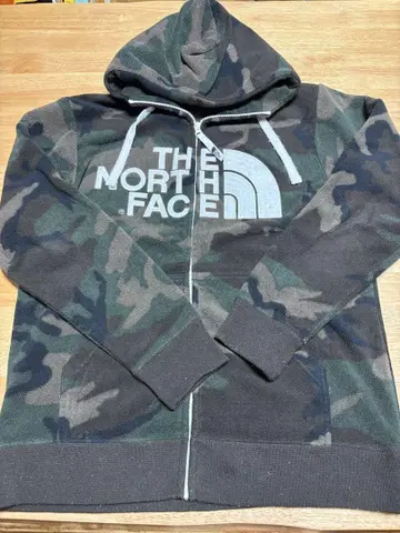 THE NORTH FACE 카모플라쥬 집업 후드티