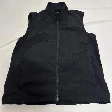블랙 집업 나일론 베스트