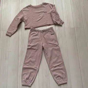 RVCA 핑크 맨투맨 셋업