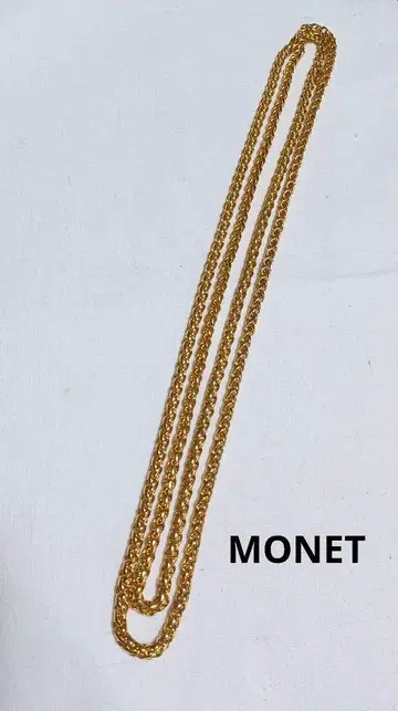 3m MONET 골드 로프 체인 목걸이
