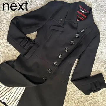 [새상품급] next 넥스트 여성용 코트 롱 코트 블랙 사이즈 10