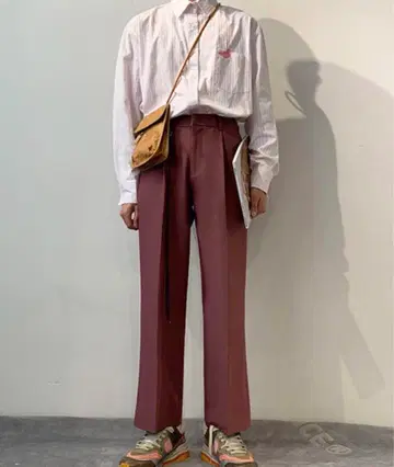 mp studios. MASONPRINCE 9컬러 TR 소재 턱 슬랙스