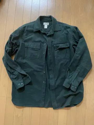 L.L.Bean 다크 그린 긴팔 셔츠