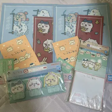 치이카와 제일복권 G상 문구류 4점 세트