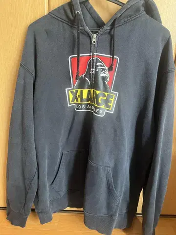X-LARGE 블랙 후드티