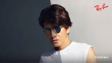 레이밴 기무라 타쿠야 모델 조광 렌즈 RB3565