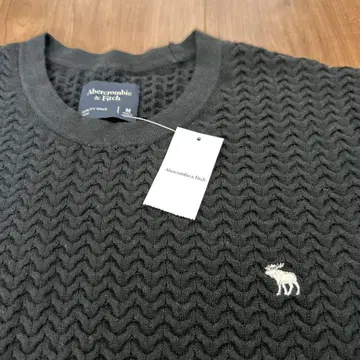 아바클로 Abercrombie&Fitch 니트T셔츠 블랙 미사용 새상품