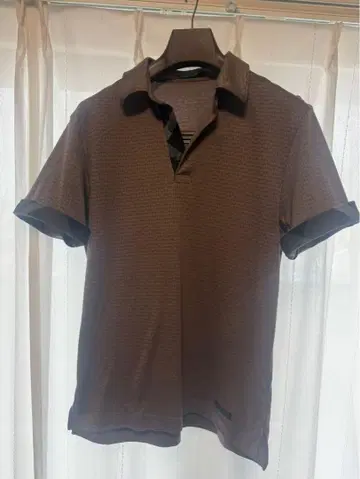 블랙 라벨 브라운 피케 셔츠