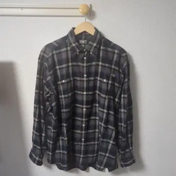 THE NORTH FACE 플란넬 셔츠 M 네이비 계열 체크 패션 아이템