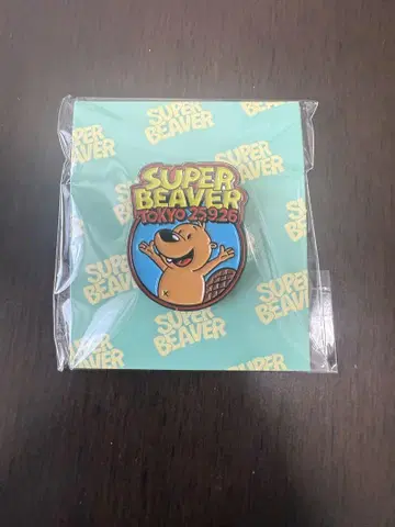SUPER BEAVER 낙타 투 개더 타치카와 공연 한정판 핀 배지